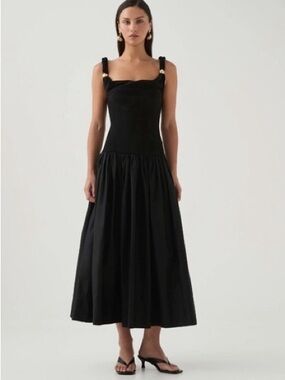 AJE Halcyon Knit Midi Dress